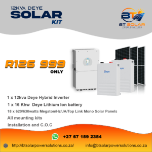 12 12kVA Deye Hybrid Solar System