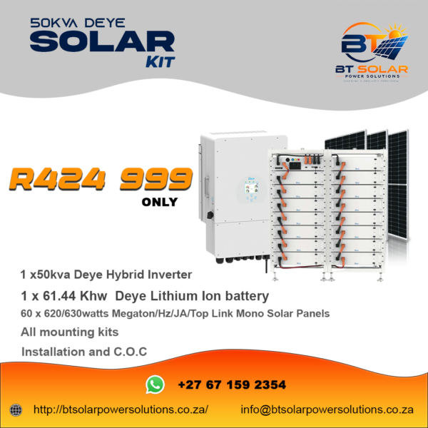 18 50kVA Deye Hybrid Solar System