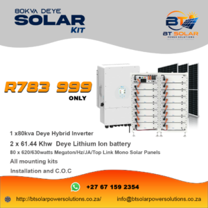 20 80kVA Deye Hybrid Solar System